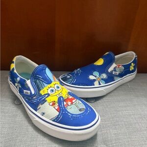Rare ! Vans Spongebob Squarepants X Classic Slip On Alohabob Mens size 10